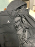 卡尔美（KELME）运动棉服男冬季长款大衣加厚连帽保暖棉衣冬训外套 黑色【后背大LOGO】 9261MF1015 3XL 实拍图