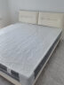 艾梦居床 双人床1.8米主卧大床实木床奶油风婚床小户型软包床轻奢皮床 米白色 软包床 1.8m*2m 实拍图