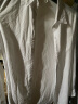 蔚曼（Veevmand）中长款白衬衣女100%棉纯棉衬衫长袖外穿春秋装新款打底内搭女上衣 白色 S 实拍图
