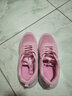 轩途诗女鞋新款女士运动鞋女秋冬透气网面跑鞋韩版软底健步鞋女休闲鞋女 8188黑玫红皮面 40 实拍图