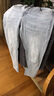 范莉泰复古浅色九分牛仔裤男弹力修身小脚裤夏季薄款韩版潮流时尚9分裤 9402 九分裤 现货 32 2尺5 实拍图