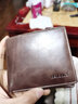 歌若拉驾驶证皮套男士多功能真皮卡包机动车行驶证件保护套二合一驾照套 咖啡色-钱包版横款 实拍图