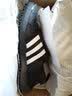 阿迪达斯（adidas）三叶草女鞋 26秋季新款运动鞋轻便透气休闲鞋低帮耐磨复古滑板鞋 汉玉白/奇妙浅灰蓝【热销款】 36.5 (225mm) 实拍图