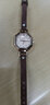 聚利时（Julius）手表女时尚潮流皮带学生防水石英女士优雅手表750 棕色-C 实拍图