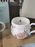 永丰源国瓷永丰源月亮时光 茶杯陶瓷马克杯家用 水杯办公室喝茶杯  310ml 黛灰色 实拍图