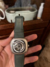 适配七个星期五手表带sevenfriday磨砂牛皮男表带M2/Q201/02/03牛皮带配件28mm 墨绿色：银色扣 28mm 实拍图