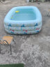 小魔儿童充气游泳池家用超大号加厚戏水池洗澡池210*150*60CM 实拍图