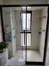 箭牌 黑色纳米整体淋浴房隔断一字形太空铝8MM钢化玻璃干湿分离浴室 定制款1.4-1.49M宽（一固一移） 晒单实拍图