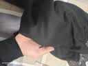 凡迪时尚裤子男秋季新款休闲裤男潮流韩版直筒大码长裤宽松抽绳束脚裤 黑色2309（秋季） 4XL （160-170斤左右） 实拍图