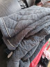 南极人睡衣男士秋冬季珊瑚绒加厚加绒三层夹棉中老年睡衣女士家居服套装 灰色(男款冬天保暖套装) 4XL（推荐180-200斤） 实拍图