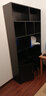 雅仕邦 书柜层架自由组合简易储物柜子带门展示柜书柜酒柜可定制 黑胡桃色 200高*120长*30深 实拍图