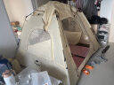 NatureHike 挪客ango自动帐篷3人户外防风防雨大门厅帐便携露营野营速开帐 三人/奶酪色 实拍图