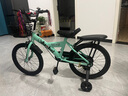 阿米达儿童自行车脚踏车男女孩2-3-6-8-10岁宝宝单车小学生童车生日礼物 时尚绿 【普通轮+护具+大礼包】 18寸适合身高115-135cm 实拍图