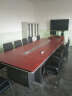 时仁（ShiRen）大型会议桌长桌椅组合现代简约会议桌 6人8人洽谈培训桌椅接待桌 红胡桃 12人位）长3.6米宽1.4米高0.75米 晒单实拍图