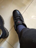 燎华冬季棉鞋男士新款羊毛户外登山靴子男真皮棉皮靴男开车休闲皮棉靴 JC2595黑色 40 实拍图