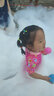 洲克（ZOKE）儿童连体泳衣小孩中大童防晒速干泳装温泉女116504403玫红 8 实拍图