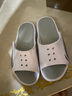 李宁拖鞋运动拖鞋男沙滩鞋夏季新款韦德之道轻便魔术贴运动凉拖鞋子 标准白 39.5 实拍图