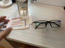 目匠 变色近视眼镜男女款 防辐射近视眼镜框架近视太阳镜护目镜 时尚砂黑-TR-170 变色配镜1.56变灰色防蓝光镜片 实拍图