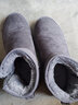 森馬（Senma）时尚潮流经典男靴套脚加绒保暖雪地靴男710430702 承德灰 43码 实拍图