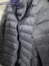 雅鹿轻薄羽绒服女短款连帽秋冬新款90绒轻便外套ap 雾霾蓝 160/M 实拍图