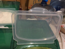 苏立得 装米桶储米箱米缸塑料家用厨房防潮防虫面粉收纳盒子 30斤大号透明绿色带米杯 实拍图