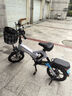 正步新国标折叠电动车小型电动自行车长续航新款电助力自行车成人电瓶车代步电车 50-60KM冰川灰-汽车级电芯/送GPS 实拍图