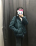 丹珠娜棉服女短款2024冬季新款女装轻盈保暖棉袄加厚亮面棉衣外套女冬装 松石绿 S 实拍图