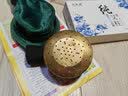 艾骨堂艾灸盒随身灸无烟铜盒家用陈年艾绒蕲艾柱颈椎温灸防烫仪器艾灸罐 升级天鹅绒单联无烟布套+54粒+1个铜艾灸盒 实拍图