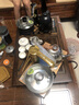 金灶（KAMJOVE）鸡翅木茶盘 整套茶具套装茶台烧水壶一体全自动上水功夫茶具K-220 搭配K9黑色 陶瓷茶具 茶水桶 1个 实拍图