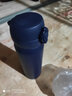 膳魔师（THERMOS）保温杯保冷杯磨砂蓝色 500ml 不锈钢车载水杯学生杯JNL-502-MANV 实拍图