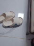 始丰拖鞋男士夏季户外穿室内浴室洗澡防滑防臭家居家用踩屎感凉拖鞋 白灰 40-41 实拍图