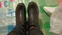 红蜻蜓冬款保暖防滑皮鞋妈妈棉靴加绒短靴中老年棉鞋 WTC42927黑色40 实拍图