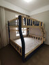 耀拓【免费安装】实木儿童床上下床高低床成人上下铺男女孩双层子母床 松木蓝直梯款 上铺宽140下铺宽160 实拍图