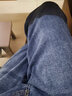 AEMAPE/美国苹果 高端牛仔裤男秋冬季男裤2026年商务休闲宽松直筒裤子男 703蓝灰色 【冬季加绒款】 31 实拍图