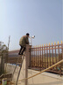 视明通 I型监控围墙立杆L型吸墙壁装室外加长杆子高速球枪机楼顶侧装摄像头支架 L型枪机围墙立杆【1米】 实拍图