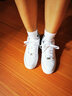 耐克（NIKE）官方舰店青少年板鞋女鞋 2025春季COURT运动鞋舒适休闲鞋 COURT/白绿/热推 38 实拍图