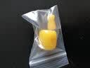 彩荷蜜蜡色黄玉髓色石英岩藏式佛头三通 隔珠垫片金刚星月菩提配饰 直径18mm一套 实拍图