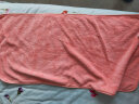 珊瑚绒毛巾+浴巾组合套装 柔软舒适 情侣家用款 粉色珊瑚绒【2毛巾+1浴巾】 实拍图