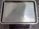 宇太 304不锈钢盘家用肠粉盘长方形蒸盘凉皮盘平底方盘蒸饭车蒸柜盘  304纯平底 40x30x2cm 实拍图