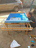 纵贯巨远 木工无尘子母锯工作台多功能倒装折叠推台锯精密无刷电机便携式迷你木工精密锯伺服台锯WM 升级款双隐形锯台+手动升降无尘子母锯+锣机 实拍图