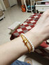 潮宏基 圆珠古法黄金手链女士足金手绳送妈妈送女友新年礼物 计价 约6g 实拍图