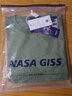 NASA GISS重磅260g纯棉短袖t恤男纯色圆领厚实不透纯白打底衫男女体恤上衣 蜜瓜绿 XL 体重150-170斤 实拍图