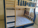 欧梵森（OUFANSEN）欧梵森 上下床实木美式高低床多功能儿童床成人双层子母床  直梯款（包安装） 上铺宽115下铺宽135 实拍图