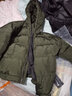 Colombass羽绒服男冬季新款潮牌短款男士加厚冬装外套韩版宽松连帽羽绒衣 军绿色 【绒子含量90%】 L (建议115-130斤) 实拍图