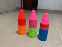 酷峰kufun轮滑桩平花桩杯庄 障碍物角脚标滑轮平头桩溜冰滑冰旱冰路障训练工具 镂空防风桩100个 颜色混搭（赠送桩袋三个） 实拍图