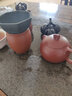 容山堂 无孔茶漏紫砂公道杯套装家用茶滤陶瓷过滤网托架茶具配件 朱泥公道杯福满款+无孔茶漏-七星 实拍图