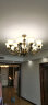 可洛 欧式全铜LED吸顶灯美式卧室灯圆形过道阳台灯走廊灯玄关灯具 H03-6F（直径60cm 高度30cm） 晒单实拍图
