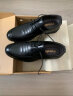 波图蕾斯(Poitulas)英伦男士商务休闲鞋正装皮鞋男系带耐磨 9829 黑色 42 晒单实拍图