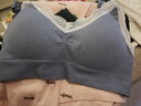 ROVO 哺乳文胸孕妇内衣胸罩怀孕期无钢圈舒适哺乳期喂奶内衣 灰色 S 实拍图