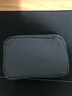 宜丽客（ELECOM）日本化妆包痛包手拿包可视便携保护包透明袋数码收纳包配件收纳包 M码 黑灰色 实拍图
